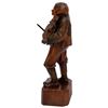 Image 3 : Black Forest Carved Wood Violin Player, Folk Art