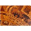 Image 4 : Aztec Mayan Inlaid Wood Calendar Table Top Art