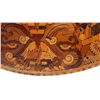 Image 5 : Aztec Mayan Inlaid Wood Calendar Table Top Art
