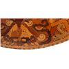 Image 6 : Aztec Mayan Inlaid Wood Calendar Table Top Art