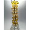 Image 3 : Les Prisimatiques Stacked Squares Lucite Lamp