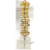 Image 7 : Les Prisimatiques Stacked Squares Lucite Lamp