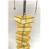 Image 9 : Les Prisimatiques Stacked Squares Lucite Lamp