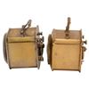 Image 3 : Pair Brass Travel Alarm Clocks, French & German