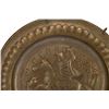 Image 2 : Brass Alms Charger, St. George and the Dragon