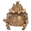 Image 1 : Chinese Gilt Bronze Coin Censer