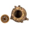 Image 8 : Chinese Gilt Bronze Coin Censer