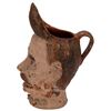 Image 1 : Folk Art Face Jug Pitcher
