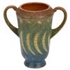 Image 1 : Roseville Falline Pea Pod Handled Vase