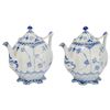 Image 1 : Royal Copenhagen Blue Fluted Teapot Pair