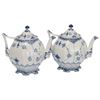 Image 7 : Royal Copenhagen Blue Fluted Teapot Pair