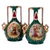 Image 1 : Pair Royal Vienna Austria Portrait Handled Vases