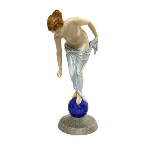 Rosenthal Ernst Wenck Nude Figurine "Fortuna"