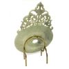 Image 7 : Impressive Chinese Celedon Jade Bi Disc, 14"