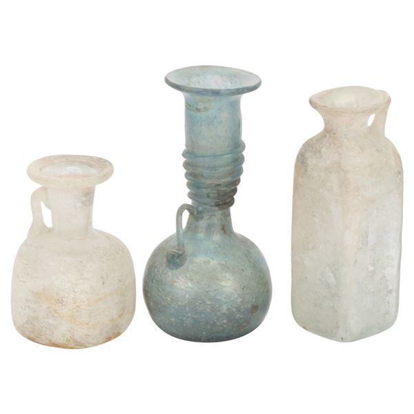 Italian Acavo Murano Seguso Glass Bottle Lot
