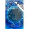 Image 12 : Lalique Crystal Tourbillons Blue Vase