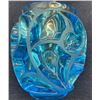 Image 13 : Lalique Crystal Tourbillons Blue Vase