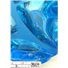 Image 14 : Lalique Crystal Tourbillons Blue Vase
