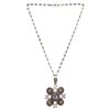 Image 2 : Jerusalem Sterling Amethyst Maltese Cross Pendant