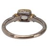 Image 5 : Judith Ripka Two 18K 925 White Topaz Ring - 6 3/4