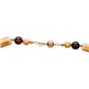 Image 8 : 14K Asian Inspired Polished Bone Bead Necklace