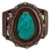 Image 1 : Native American Sterling Turquoise Cuff