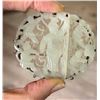 Image 11 : Chinese Celadon Jade Pierced Buckle Silver Pin