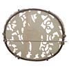 Image 2 : Chinese Celadon Jade Pierced Buckle Silver Pin