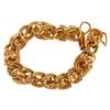 Image 2 : Florenza Gold Tone Peking Glass Charm Bracelet