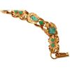 Image 6 : Florenza Gold Tone Peking Glass Charm Bracelet