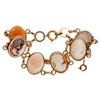 Image 1 : 12K Gold Filled Cameo Line Bracelet