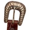Image 3 : Sunset Trails Sterling Leather Buckle Key Ring