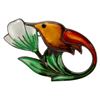 Image 1 : David Anderson Sterling Enamel Hummingbird Brooch