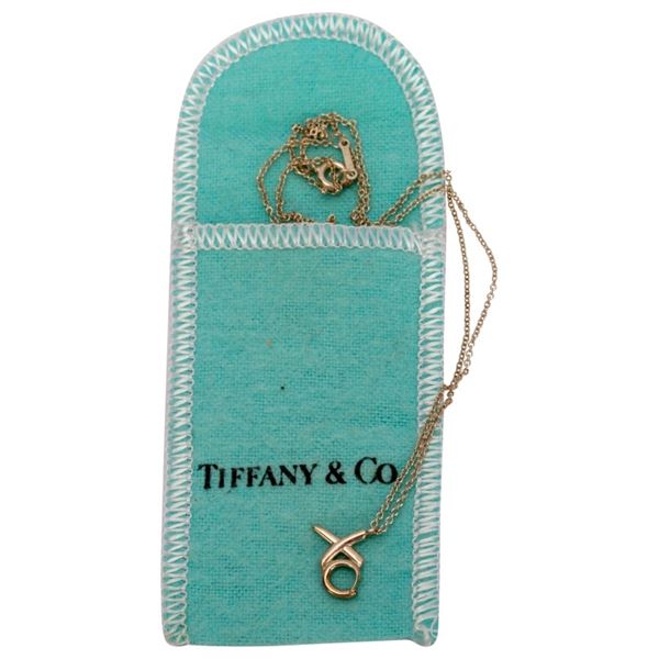 Tiffany Paloma Picasso Silver XO Pendant Necklace