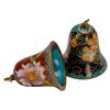 Image 7 : Cloisonne Enamel Three Piece Pendant Charm Lot