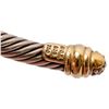 Image 4 : David Yurman 18K Sterling Diamond Cable Cuff