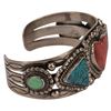 Image 3 : Leo Feeney Sterling Multi Stone Cuff Bracelet