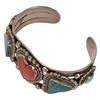 Image 4 : Leo Feeney Sterling Multi Stone Cuff Bracelet