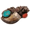 Image 5 : Signed Southwestern Sterling Turquoise Pendant Lot