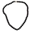 Image 2 : Judith Ripka Black Onyx Bead Sterling Necklace