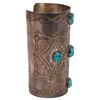 Image 3 : Signed VJP Native American Sterling Turquoise Cuff