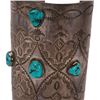Image 4 : Signed VJP Native American Sterling Turquoise Cuff