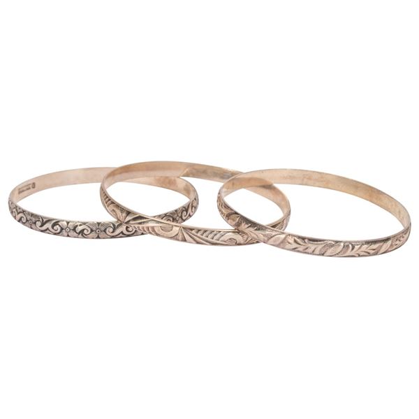 Danecraft Sterling Silver Bangle Lot
