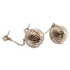 Image 5 : Art Deco Platinum Diamond Pearl Demi - Parure