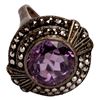 Image 3 : Sterling Amethyst Marcasite Jewelry Lot