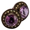 Image 6 : Sterling Amethyst Marcasite Jewelry Lot