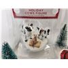 Image 4 : ASSORTED MINIATURE CHRISTMAS VILLAGE FIGURINES AND TREES