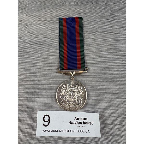 WW2 Canadian Silver Volunteer Medal with Ribbon