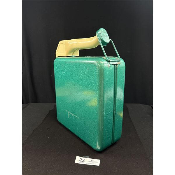 Vintage Dilo 10L Gas Can, Very Unique Colours, Approx 16" Tall