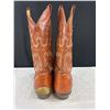 Image 4 : Vintage Panhandle Slim Cowboy Boots, Size 10